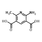 CAS 登录号：89977-07-1， 2-氨基-6-甲基-3,5-吡啶二甲酸