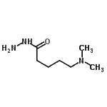 CAS 登录号：89980-04-1， 5-(二甲基氨基)戊烷酰肼