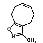 CAS 登录号：89991-37-7， (6Z)-3-甲基-4,5,8,9-四氢环辛四烯并[d][1,2]恶唑