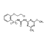 CAS 登录号：9000-02-6， 2-(2-氯乙氧基)-N-[(4-甲氧基-6-甲基-1,3,5-三嗪-2-基)氨基甲酰]苯磺酰胺