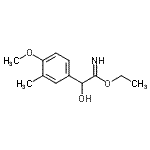 CAS#: 900571-79-1， Ethyl 2-hydroxy-2-(4-methoxy-3-methylphenyl)ethanimidate