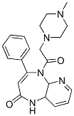 CAS#: 90059-59-9， 4-Phenyl-2-oxo-5-(2-(4-methylpiperazin-1-yl)acetyl)-1H-tetrahydropyrido[2,3-b][1,4]diazepine