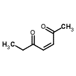 CAS 登录号：90072-83-6， (3Z)-3-庚烯-2,5-二酮