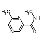 CAS 登录号：90185-89-0， N,6-二甲基-2-吡嗪甲酰胺