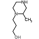 CAS 登录号：90203-21-7， 3-(2-甲基-1-哌嗪基)-1-丙醇