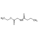 CAS 登录号：90205-46-2， 乙基N-丁酰基甘氨酸酯
