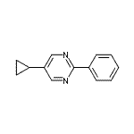 CAS 登录号：90253-39-7， 5-环丙基-2-苯基嘧啶