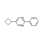 CAS 登录号：90253-40-0， 5-环丁基-2-苯基嘧啶