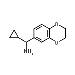 CAS#: 902742-37-4， 1-Cyclopropyl-1-(2,3-dihydro-1,4-benzodioxin-6-yl)methanamine