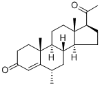 CAS 登录号：903-71-9， 6alpha-甲基孕酮