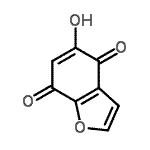 CAS 登录号：90348-37-1， 5-羟基-1-苯并呋喃-4,7-二酮