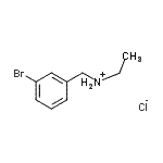 CAS 登录号：90389-53-0， N-(3-溴苄基)乙胺盐酸盐(1:1)