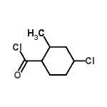 CAS 登录号：90403-99-9， 4-氯-2-甲基环己烷羰基氯化物