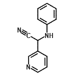 CAS 登录号：904813-91-8， 苯胺基(3-吡啶基)乙腈