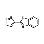 CAS 登录号：90484-13-2， 2-(1,2,3-噻二唑-4-基)-1,3-苯并噻唑