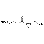 CAS 登录号：90489-70-6， 烯丙基2-乙烯基环丙烷羧酸酯