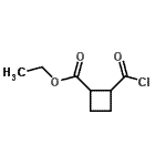 CAS 登录号：90532-26-6， 乙基2-(氯甲酰基)环丁烷羧酸酯