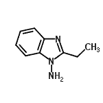 CAS 登录号：90559-02-7， 2-乙基-1H-苯并咪唑-1-胺