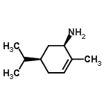 CAS 登录号：90582-70-0， (1R,5R)-5-异丙基-2-甲基-2-环己烯-1-胺