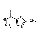 CAS 登录号：90585-89-0， 2-甲基-1,3-恶唑-5-甲酰肼