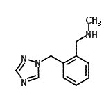 CAS#: 906352-64-5， N-Methyl-1-[2-(1H-1,2,4-triazol-1-ylmethyl)phenyl]methanamine