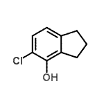 CAS 登录号：90649-72-2， 5-氯-4-茚满醇