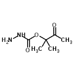 CAS 登录号：90673-45-3， 2-甲基-3-氧代-2-丁炔基肼羧酸酯