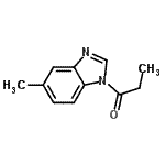 CAS 登录号：906755-62-2， 1-(5-甲基-1H-苯并咪唑-1-基)-1-丙酮