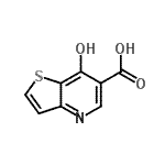 CAS 登录号：90691-08-0， 7-氧代-4,7-二氢噻吩并[3,2-b]吡啶-6-羧酸