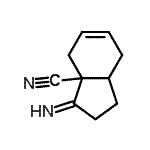 CAS 登录号：907172-05-8， 3-亚氨基-1,2,3,4,7,7a-六氢-3aH-茚-3a-甲腈