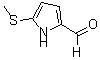 CAS 登录号：90724-50-8， 5-(甲硫基)-1H-吡咯-2-甲醛