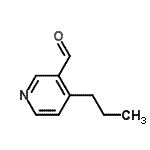 CAS 登录号：90732-14-2， 4-丙基烟醛