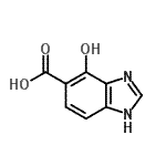 CAS 登录号：907538-89-0， 4-羟基-1H-苯并咪唑-5-羧酸