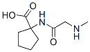 CAS 登录号：90770-30-2， 1-[[2-(甲基氨基)乙酰基]氨基]-环戊烷羧酸