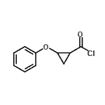 CAS 登录号：90797-97-0， 2-苯氧基环丙烷羰基氯化物