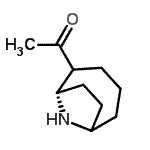 CAS 登录号：90820-97-6， 1-[(1S)-9-氮杂双环[4.2.1]壬-2-基]乙酮