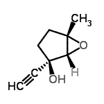 CAS 登录号：90821-46-8， (1R,2R,5S)-2-乙炔基-5-甲基-6-氧杂双环[3.1.0]己烷-2-醇