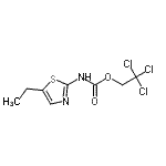 CAS 登录号：908267-49-2， 2,2,2-三氯乙基(5-乙基-1,3-噻唑-2-基)氨基甲酸酯