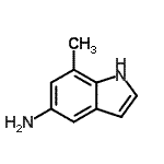 CAS 登录号：90868-09-0， 7-甲基-1H-吲哚-5-胺