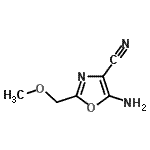 CAS 登录号：908815-51-0， 5-氨基-2-(甲氧基甲基)-1,3-恶唑-4-甲腈