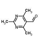 CAS 登录号：90905-56-9， 2,4,6-三甲基-5-嘧啶甲醛