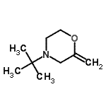 CAS#: 90949-51-2， 2-Methylene-4-(2-methyl-2-propanyl)morpholine