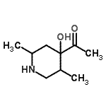 CAS 登录号：90950-32-6， 1-(4-羟基-2,5-二甲基-4-哌啶基)乙酮