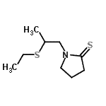 CAS#: 90951-10-3， 1-[2-(Ethylsulfanyl)propyl]-2-pyrrolidinethione