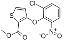 CAS 登录号：91041-19-9， 3-(2-氯-6-硝基苯氧基)-2-噻吩羧酸甲酯