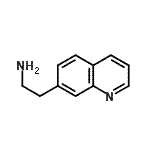 结构式 CAS# 910412-44-1, 2-(7-喹啉基)乙胺