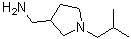 结构式 CAS# 910442-14-7, 1-(1-异丁基-3-吡咯烷基)甲胺