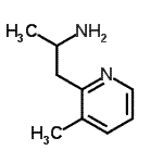 CAS 登录号：91054-51-2， 1-(3-甲基-2-吡啶基)-2-丙胺