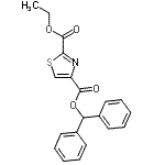 CAS#: 911466-95-0， 4-(Diphenylmethyl) 2-ethyl 1,3-thiazole-2,4-dicarboxylate