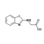 CAS 登录号：91192-36-8， N-1,3-苯并噻唑-2-基甘氨酸